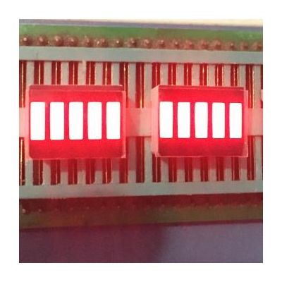 Chironal 50PCS 10 Segment Digital Red LED Bar Graph Display